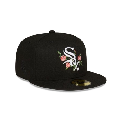 Chicago White Sox Gorra | New Era MLB Bloom 59fifty Fitted Cap Mexico - Negros
